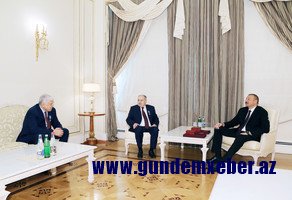 Prezident İlham Əliyev Rusiya nümayəndə heyətini qəbul edib