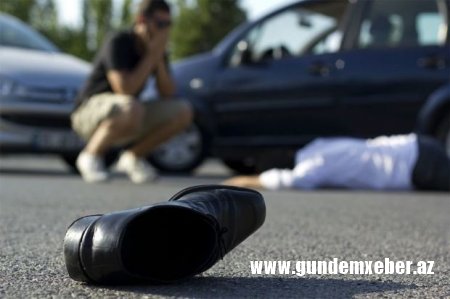 Piyadanı vurub qaçan sürücü axtarışa verildi