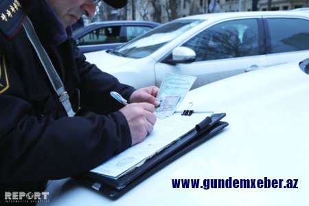 Karantin rejiminin pozulmasına görə cərimələnən sürücülərin sayı açıqlandı