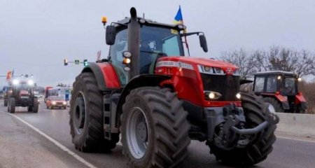 Moldova fermerləri Rumıniya ilə sərhəddə gömrük keçidlərini bağlayıblar