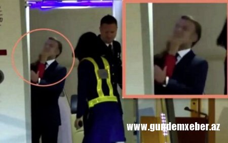Makron arvadının ona şillə vurmasından danışdı