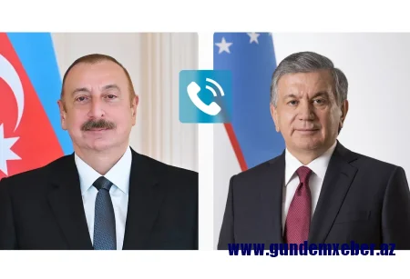 İlham Əliyev ilə Şavkat Mirziyoyev bir-birilərini Novruz və Ramazan bayramları münasibətilə təbrik ediblər
