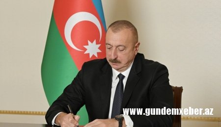 İlham Əliyev bu sənədi təsdiqlədi