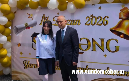Kəlbəcərdə ilk məktəbin yeganə məzunu tələbə adını qazandı