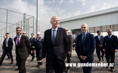İnfantino Hövsanda inşa olunan meydançalara baxış keçirdi