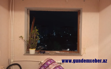 Şəfəq qəsəbəsində yaşayış binasında partlayış olub, yaralanan var