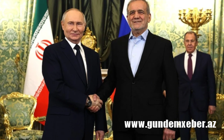 Rusiya və İran prezidentləri Yaxın Şərqdəki vəziyyəti müzakirə etdilər