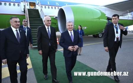 Özbəkistan Prezidenti Azərbaycana gəldi
