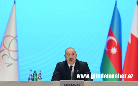 Prezident Bakıdakı Zirvə Toplantısında çıxış etdi