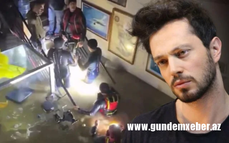 Murad Boz su basan studiyadan belə xilas edildi