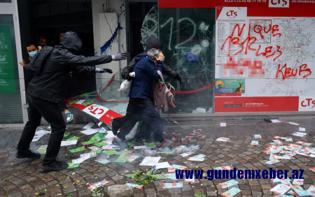 Fransadakı iğtişaşlar zamanı 2000-dən çox mağaza zərər görüb